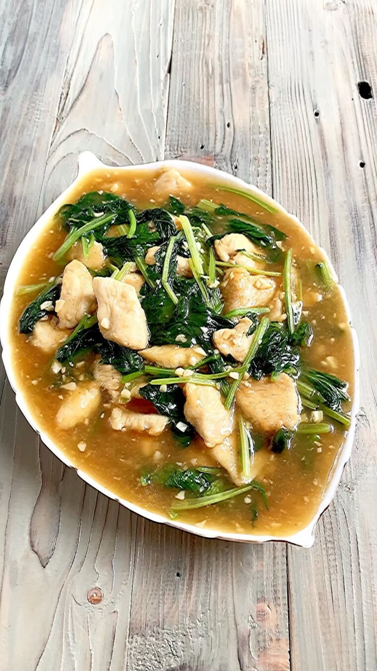 Resep Sawi Cah Ayam Dari lilyminarosa