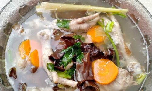 Sop Ceker Jamur Kuping