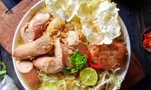 Soto Sosis Sapi Panggang