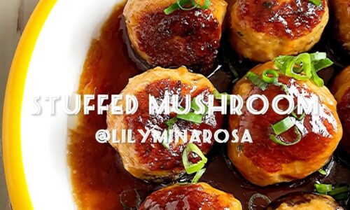 Stuffed Mushroom - Masakan dari Jamur Shitake