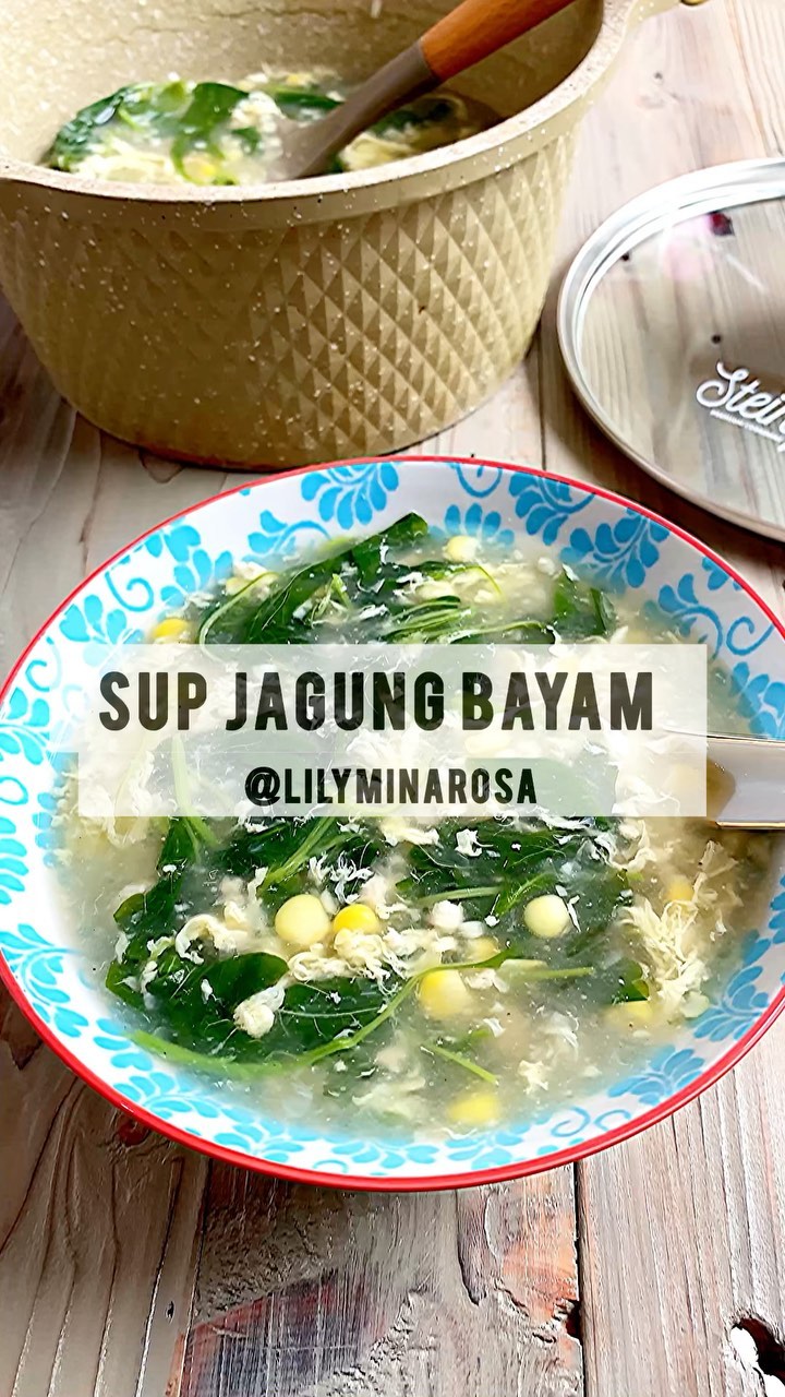 Resep Sup Jagung Bayam Dari lilyminarosa