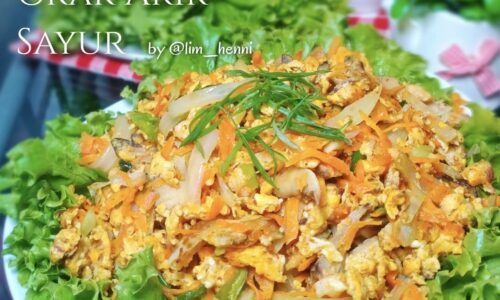 Telur Orak Arik Sayur