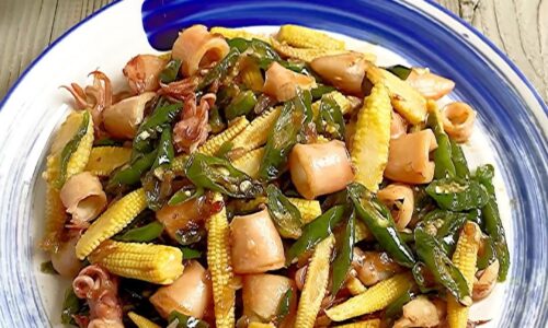 Tumis Cumi Putren Cabe Ijo