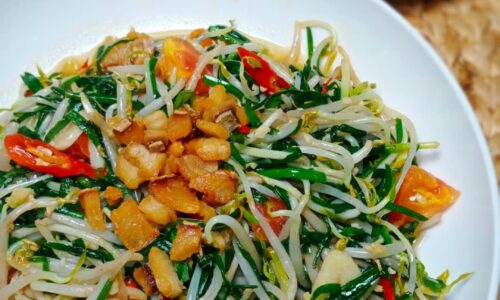 Tumis Tauge Ikan Asin