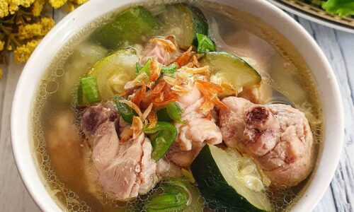 Zucchini Chicken Soup - Masakan dari Zucchini
