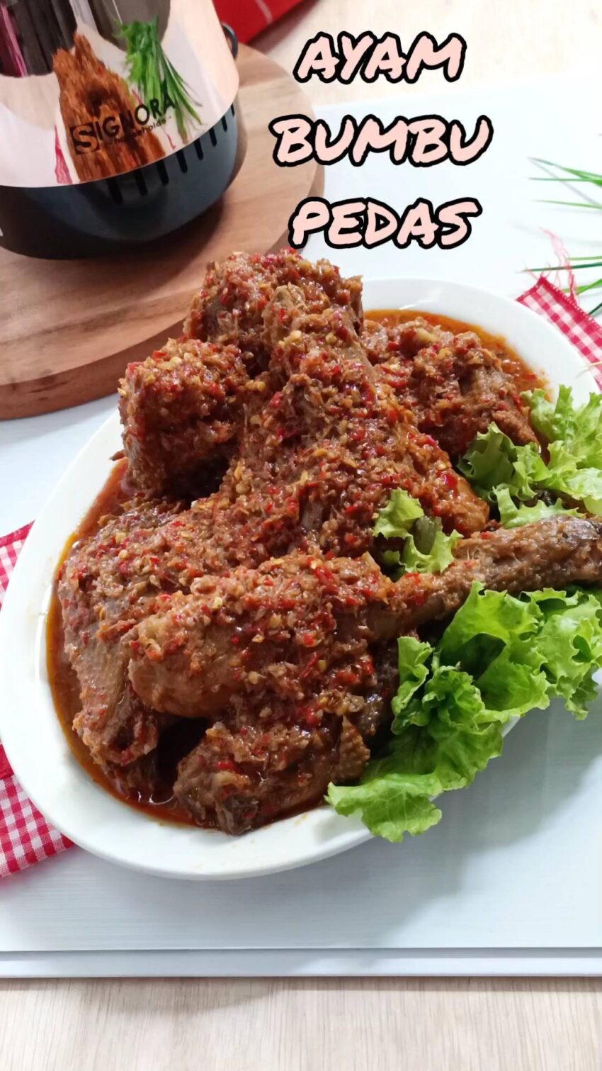 Resep Ayam Bumbu Pedas Dari @birgittawang_