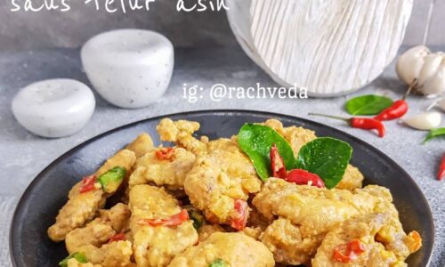 Ayam Crispy Saus Telur Asin
