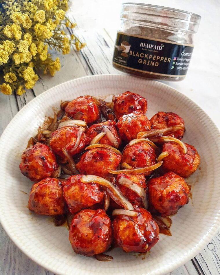 Resep Bakso Goreng Saus Lada Hitam Dari yscooking