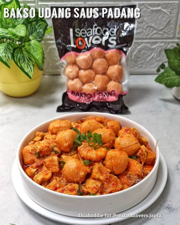 Resep Bakso Udang Saus Padang Dari dhiahoddie