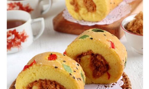 Bolu Gulung Abon Mayonaise