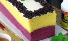 Resep Bolu Lapis Taro Kukus Dari malichatun88