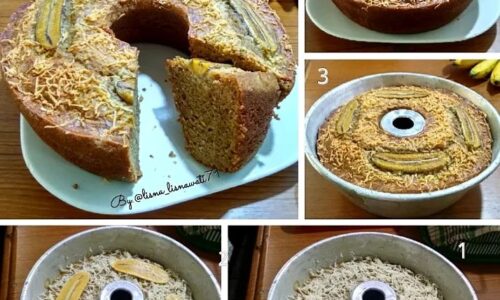 Bolu Pisang Gula Palem Keju