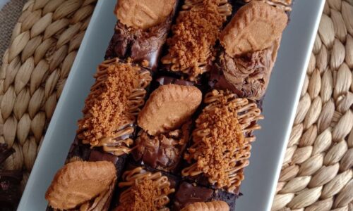 Brownies Toping Biscoff