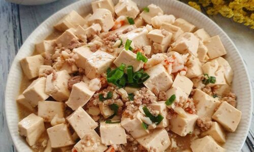 Cah Tahu Daging Cincang