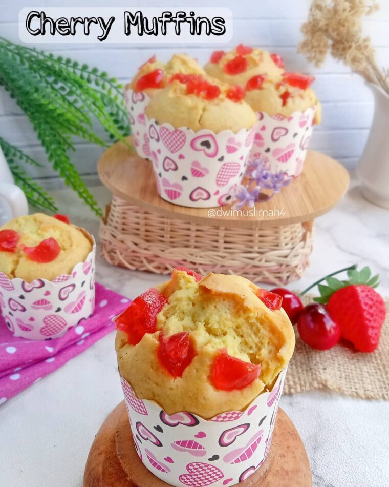 Resep Cherry Muffins Dari dwimuslimah4