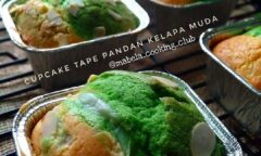 Resep Cupcake Tape Pandan Kelapa Muda Dari mabela_cooking_club