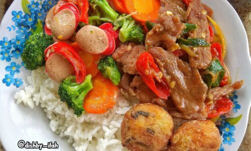 Daging Sapi Saus Teriyaki