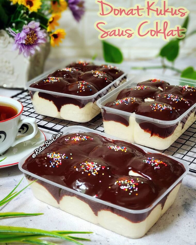 Resep Donat Kukus Saus Coklat Dari rita_siucien