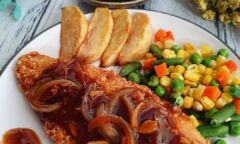 Resep Fish Steak With Blackpepper Sauce Dari yscooking