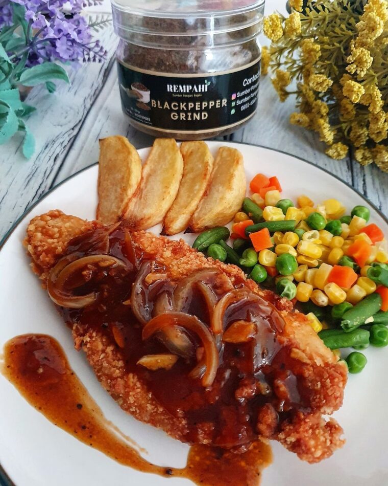 Resep Fish Steak With Blackpepper Sauce Dari yscooking