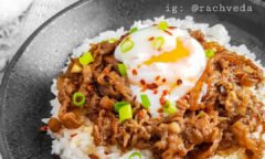 Resep Gyudon / Beef Rice Bowl Dari rachveda