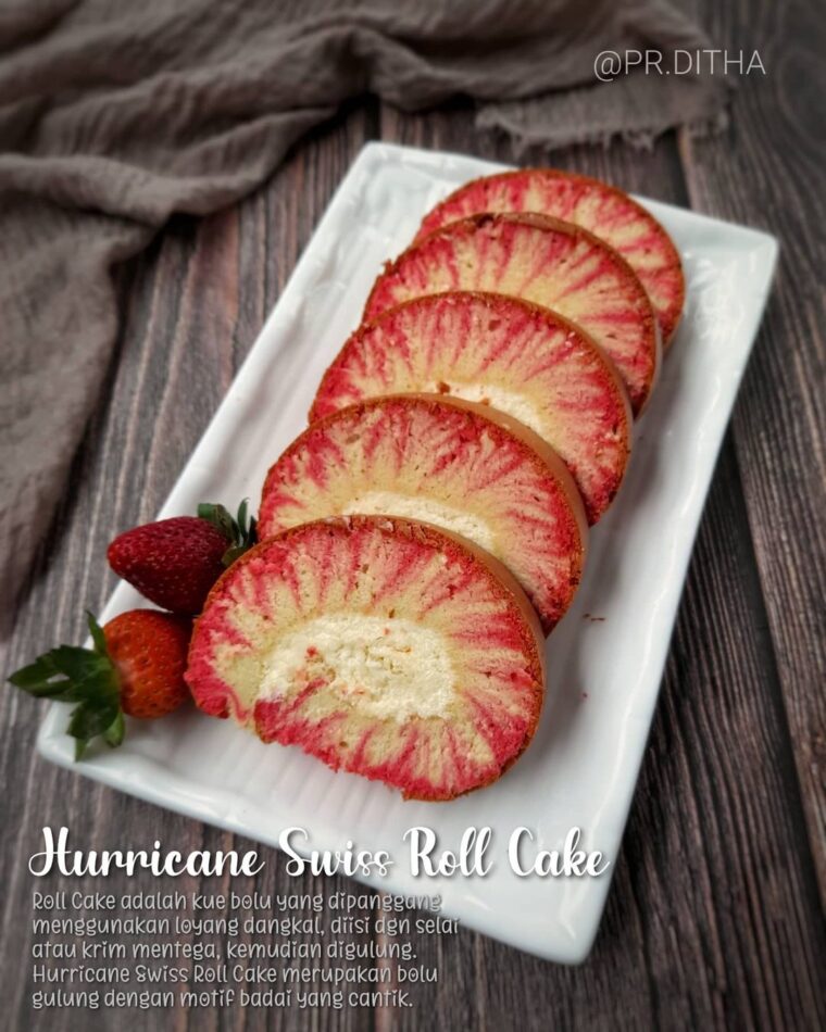 Resep Hurricane Swiss Roll Cake Dari pr.ditha