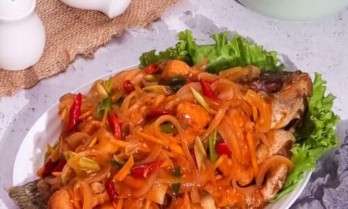 Ikan Gurame Asam Manis
