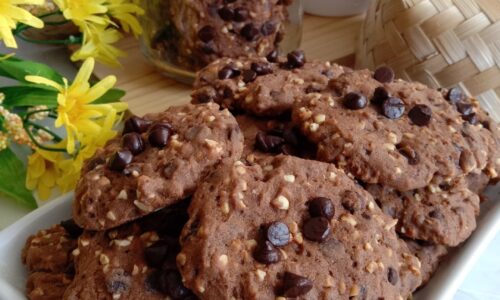 Kue Kacang Cokelat (Choconut Cookies)
