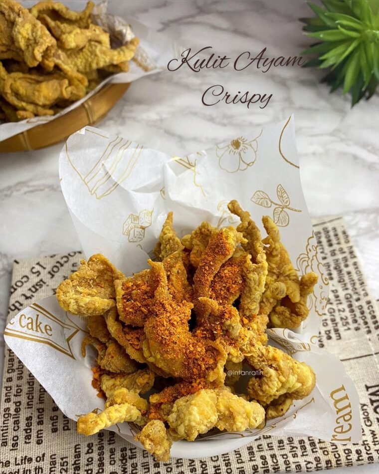 Resep Kulit Ayam Crispy Dari intanratih_