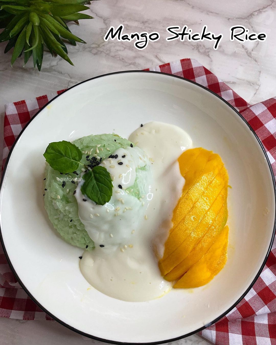Resep Mango Sticky Rice dari @intanratih_
