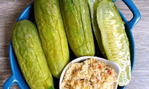 Mentimun Rebus  Sambal Kelapa Urab