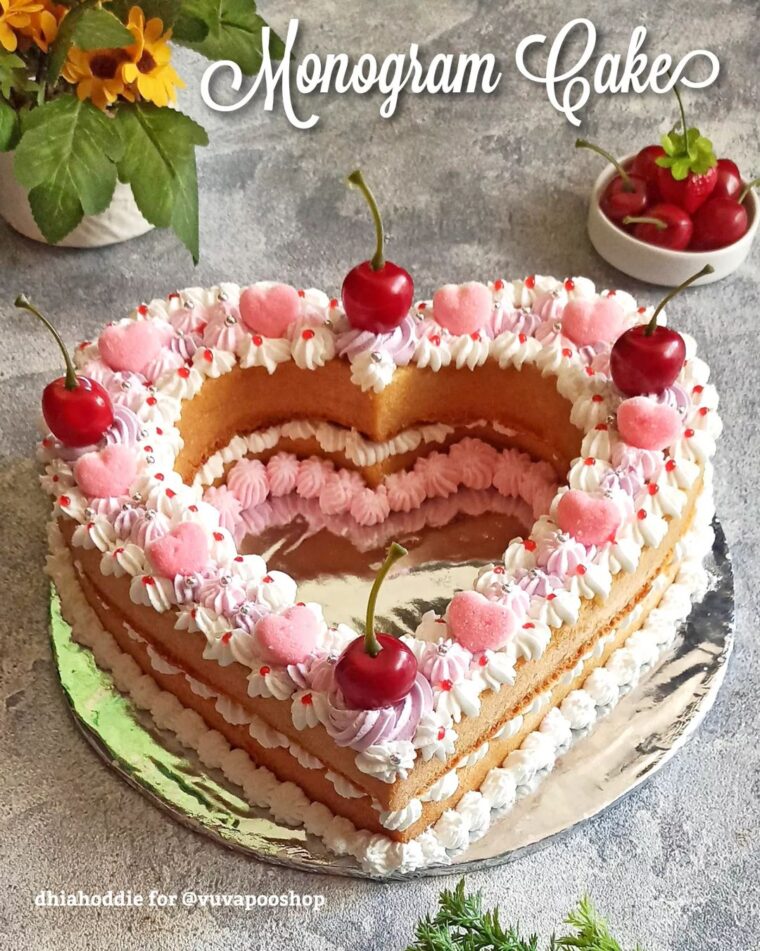Resep Monogram Cake Dari dhiahoddie