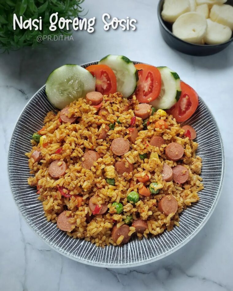Resep Nasi Goreng Sosis Dari pr.ditha