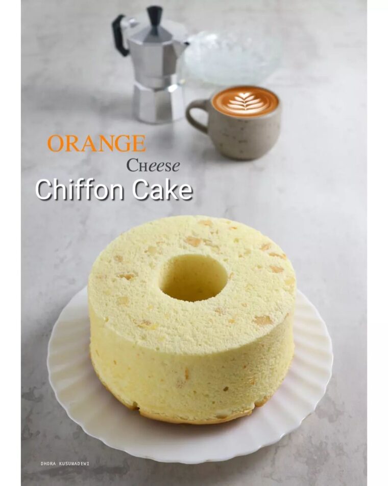 Resep Orange Cheese Chiffon Cake Dari dhora_kusumadewi