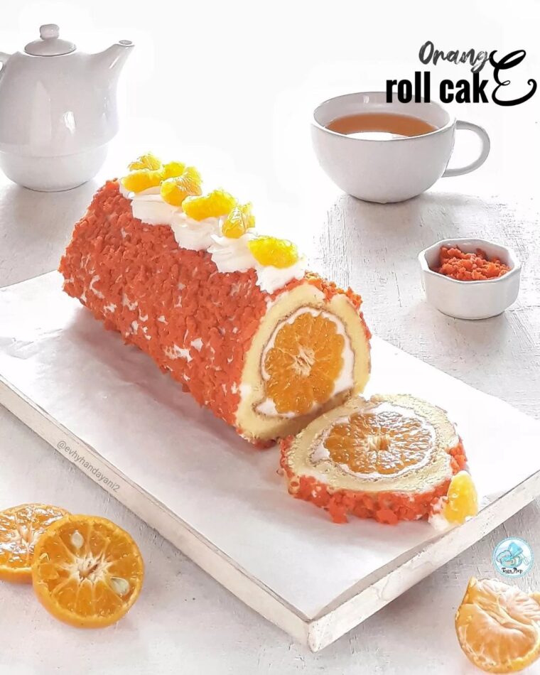 Resep Orange Roll Cake Dari evhyhandayani2