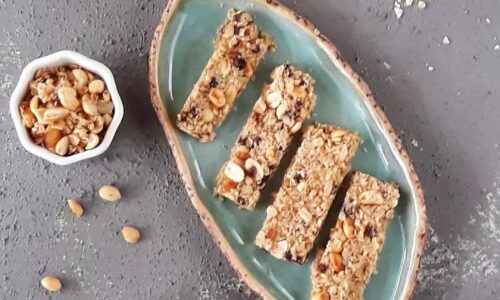 Peanut Butter Granola Bars - Kue dari Oat