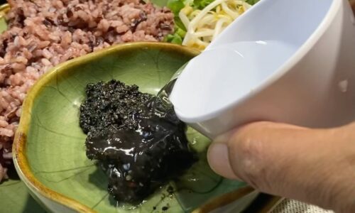 Pecel Ndeso Wijen Hitam - Masakan dari Wijen