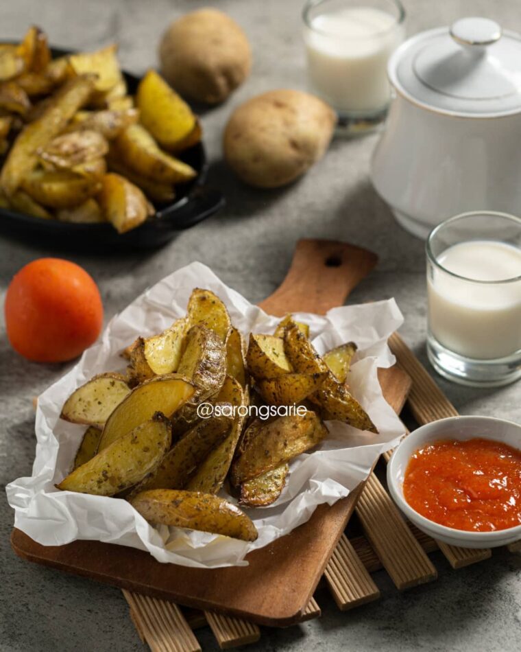 Resep Potato Wedges Dari sarongsarie