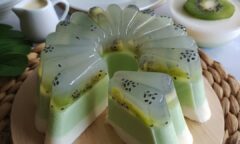 Resep Puding Cream Cheese Buah Kiwi Dari elvynnofianti