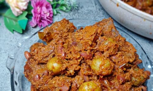Rendang Sapi Kentang Dan Kacang Merah