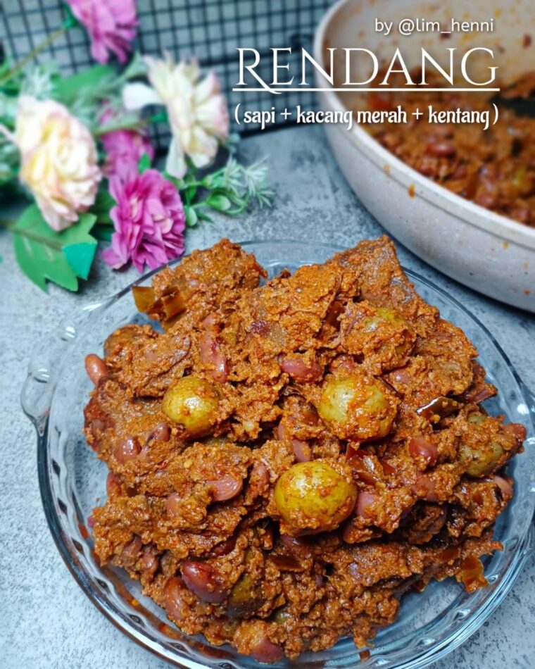 Resep Rendang Sapi Kentang Dan Kacang Merah Dari lim_henni