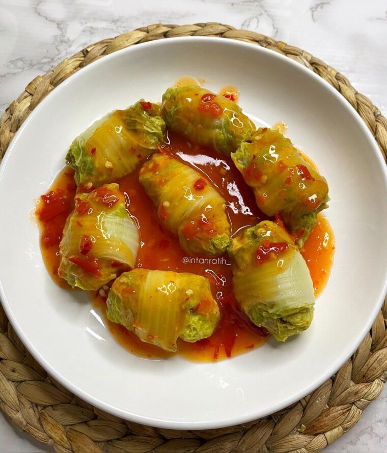 Resep Sawi Ayam Gulung Dari intanratih_