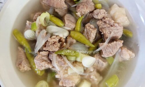 Sop Daging Rawit Kuah Asam