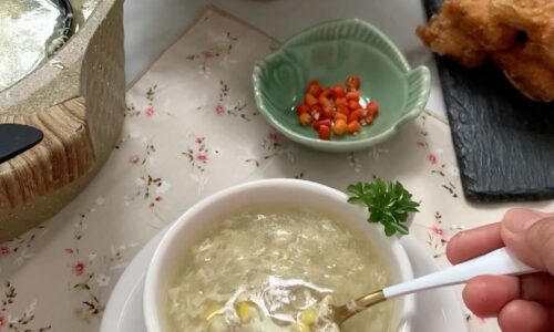 Sop Jagung Ayam Udang