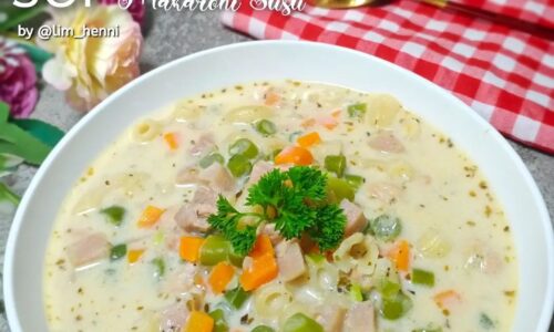 Sop Makaroni Susu