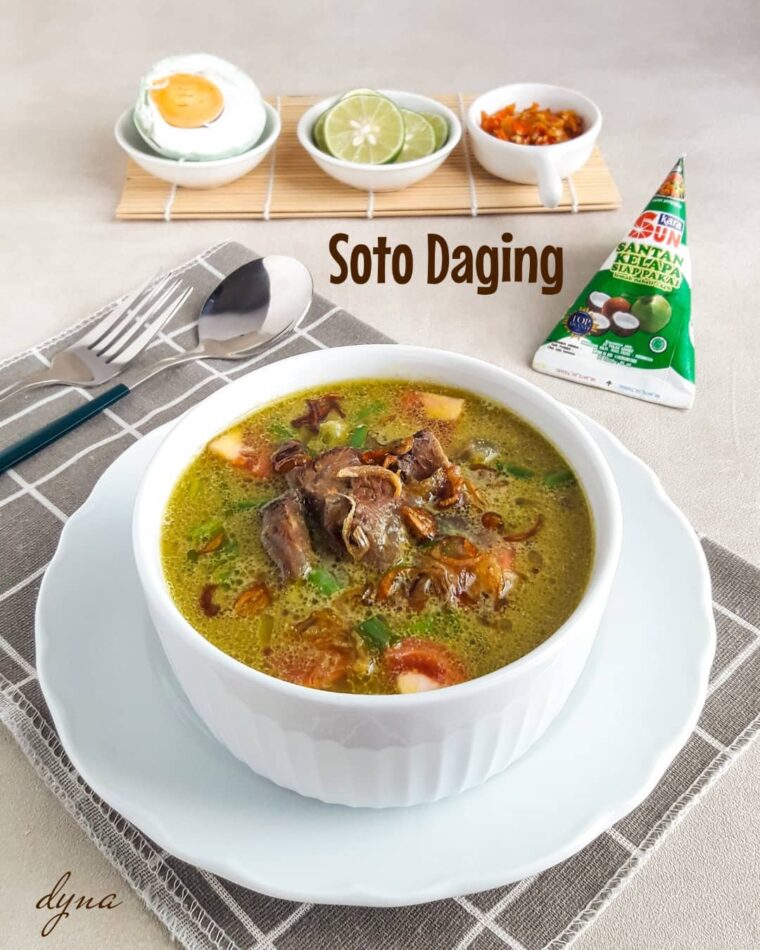 Resep Soto Daging Santan Dari dapur_dyna
