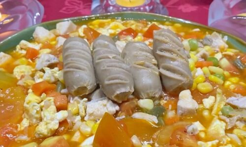 Spaghetti Siram Ayam