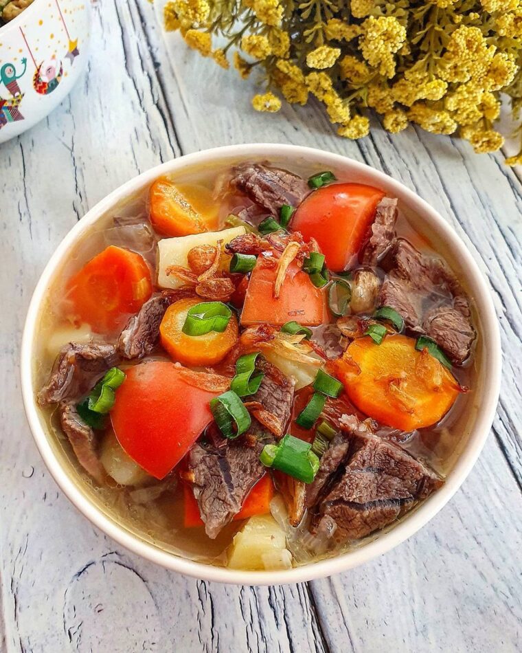 Resep Sup Daging Sapi Dari yscooking