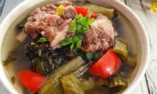 Resep Sup Sawi Asin Dari yscooking