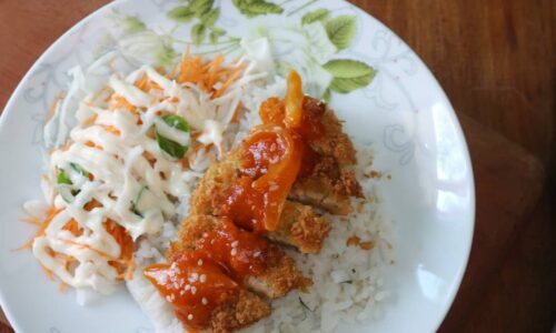 Tempe Katsu Saus Asam Pedas⁣⁣